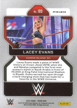 2022 Panini Prizm WWE - Ice #189 Lacey Evans Back