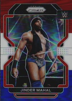2022 Panini Prizm WWE - Red, White and Blue #132 Jinder Mahal Front
