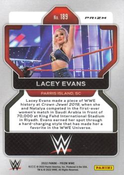 2022 Panini Prizm WWE - Red, White and Blue #189 Lacey Evans Back