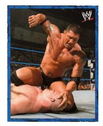 2008 Merlin WWE Heroes Stickers #66 Batista Front