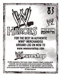 2008 Merlin WWE Heroes Stickers #83 Matt Hardy Back