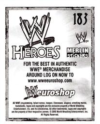 2008 Merlin WWE Heroes Stickers #183 Shelton Benjamin Back