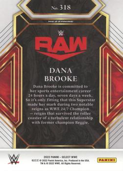 2022 Panini Select WWE #318 Dana Brooke Back