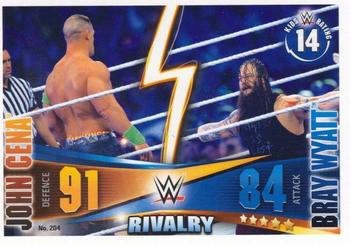 2014 Topps Slam Attax Rivals #204 John Cena / Bray Wyatt Front