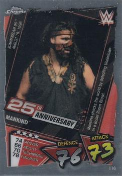 2021 Topps Chrome Slam Attax WWE #116 Mankind Front