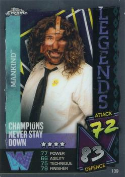 2021 Topps Chrome Slam Attax WWE #139 Mankind Front