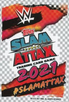 2021 Topps Chrome Slam Attax WWE - Speckle Refractors #60 Lacey Evans Back