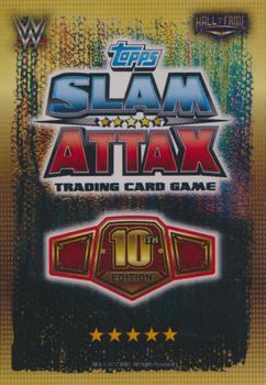2017 Topps Slam Attax WWE 10th Edition - Indian Foil Variant #45 Stone Cold Steve Austin Back