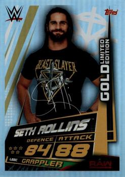2019 Topps Slam Attax Universe WWE - Indian Variant #LEEC Seth Rollins Front