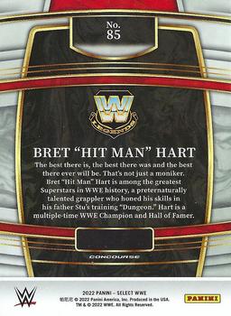 2022 Panini Select WWE - Red and Blue #85 Bret 