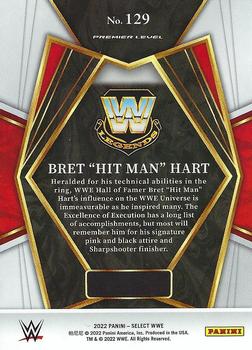 2022 Panini Select WWE - Red and Blue #129 Bret 