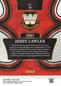 2022 Panini Select WWE - Hall of Fame Selections #16 Jerry Lawler Back