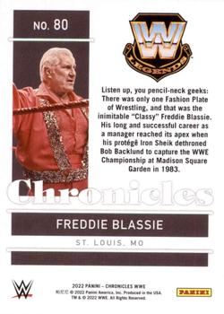 2022 Panini Chronicles WWE #80 Freddie Blassie Back