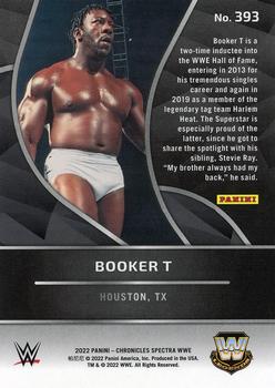 2022 Panini Chronicles WWE #393 Booker T Back