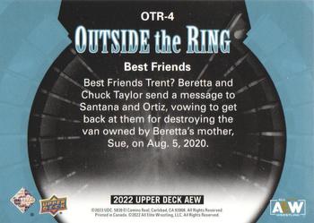2022 Upper Deck AEW - Outside the Ring #OTR-4 Best Friends Back