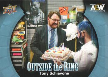 2022 Upper Deck AEW - Outside the Ring #OTR-5 Tony Schiavone Front