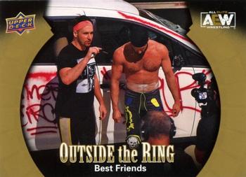 2022 Upper Deck AEW - Outside the Ring Gold #OTR-4 Best Friends Front