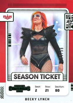 2022 Panini Chronicles WWE - Green #103 Becky Lynch Front