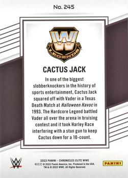 2022 Panini Chronicles WWE - Red #245 Cactus Jack Back