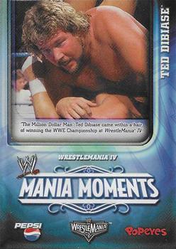 2006 Popeyes WWE Mania Moments #4 Ted Dibiase Front
