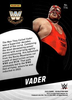 2023 Panini Revolution WWE #114 Vader Back