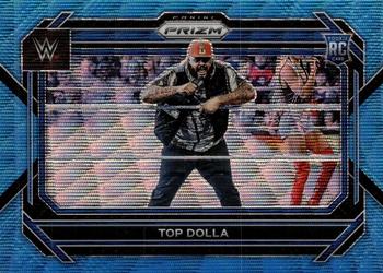 2023 Panini Prizm WWE - Blue Wave #61 Top Dolla Front