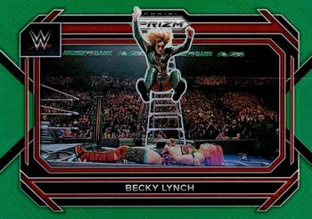 2023 Panini Prizm WWE - Green #18 Becky Lynch Front