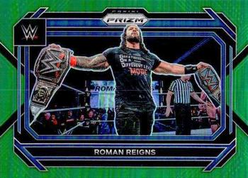 2023 Panini Prizm WWE - Green #29 Roman Reigns Front