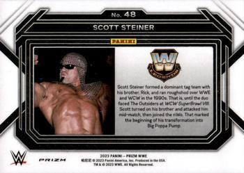 2023 Panini Prizm WWE - Green #48 Scott Steiner Back