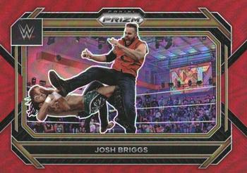 2023 Panini Prizm WWE - Red #64 Josh Briggs Front