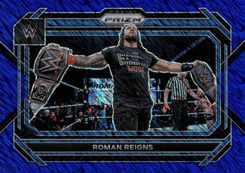 2023 Panini Prizm WWE - Blue Shimmer FOTL #29 Roman Reigns Front