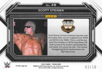 2023 Panini Prizm WWE - Gold #48 Scott Steiner Back