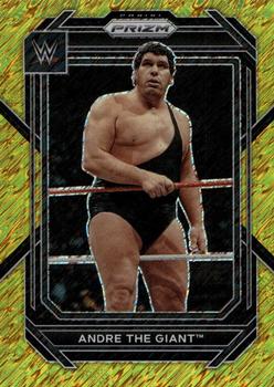 2023 Panini Prizm WWE - Gold Shimmer FOTL #159 Andre The Giant Front