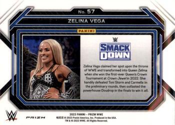 2023 Panini Prizm WWE - Under Card #57 Zelina Vega Back