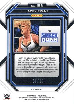 2023 Panini Prizm WWE - Under Card Gold #158 Lacey Evans Back