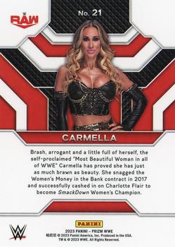 2023 Panini Prizm WWE - Top Tier #21 Carmella Back