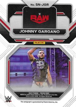 2023 Panini Prizm WWE - Sensational Signatures #SN-JGR Johnny Gargano Back