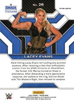 2023 Panini Prizm WWE - Top Tier Prizms Silver #26 Lacey Evans Back