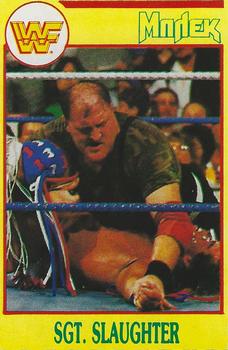 1991 Mplek Magazine #NNO Sgt. Slaughter Front