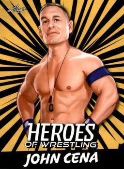 2023 Leaf Heroes of Wrestling - Gold #B-5 John Cena Front