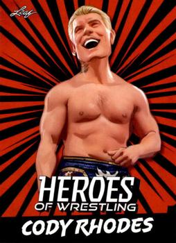 2023 Leaf Heroes of Wrestling - Red #B-3 Cody Rhodes Front