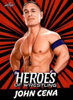 2023 Leaf Heroes of Wrestling - Red #B-5 John Cena Front