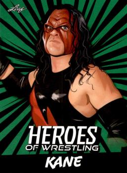 2023 Leaf Heroes of Wrestling - Green #B-6 Kane Front