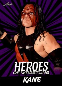 2023 Leaf Heroes of Wrestling - Purple #B-6 Kane Front