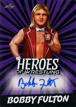 2023 Leaf Heroes of Wrestling - Autographs Purple #BA-BF2 Bobby Fulton Front