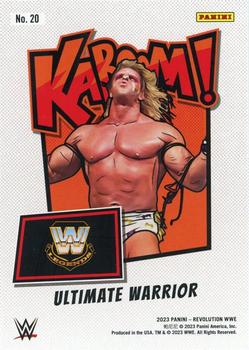 2023 Panini Revolution WWE - Kaboom! #20 Ultimate Warrior Back