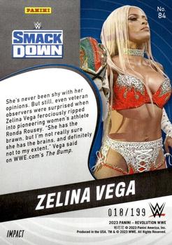 2023 Panini Revolution WWE - Impact #84 Zelina Vega Back