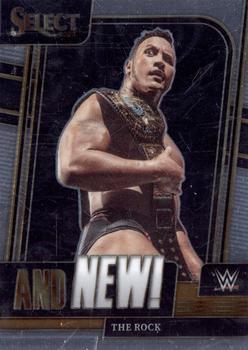 2023 Panini Select WWE - And New! #3 The Rock Front