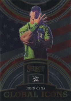 2023 Panini Select WWE - Global Icons #3 John Cena Front