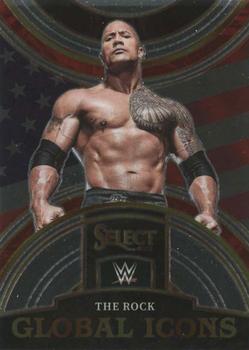 2023 Panini Select WWE - Global Icons #5 The Rock Front